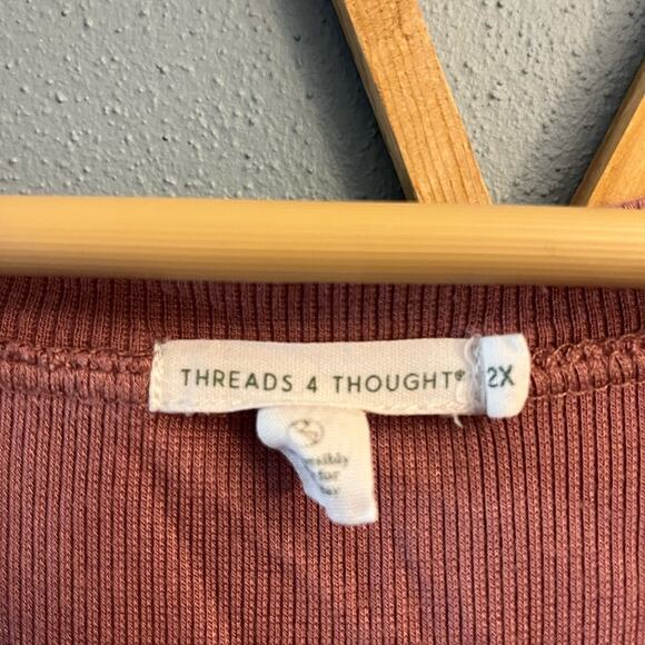 Threads 4 Thought Ribbed Tank Top - Picture 2 of 3